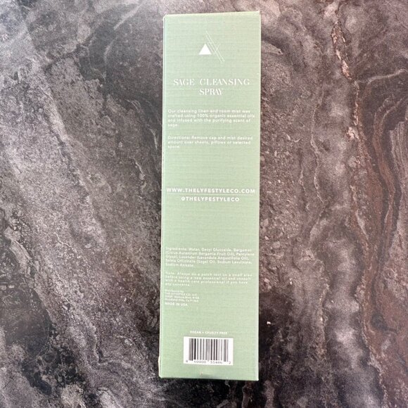 The Lyfestyle Co Sage Cleansing Spray Linen Room Mist 4 Oz Relaxing Refreshing - Picture 3 of 8